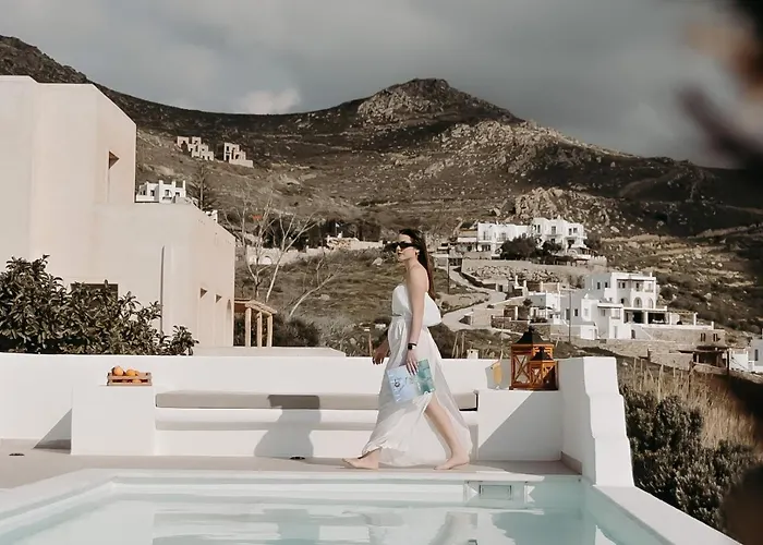 Of Roses In Naxos - Private With Pool 别墅 *